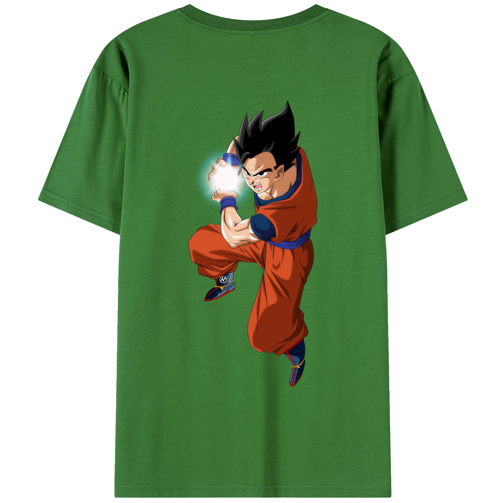 （画像用） ドラゴンボール 孫 悟飯（そんごはん）DRAGON BALL Son Gohan レディース半袖Tシャツ(バックプリント)